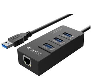 هاب یو اس بی اریکو USB 3.0 به همراه پورت LAN مدل HR01-U3